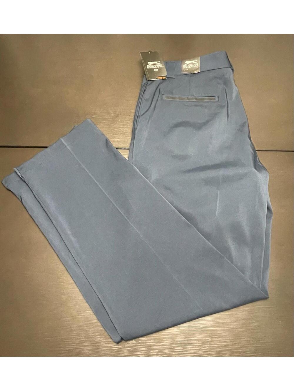 Slazenger Pants Mens Navy Golf Stretch Performance 34x32